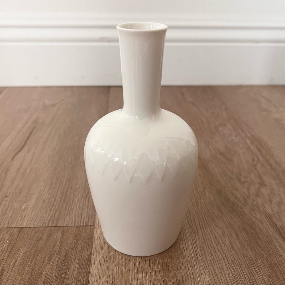 Royal Copenhagen Denmark 1947 Art Nouveau Vase White #3599 6.75” - Vintage‎ Rare